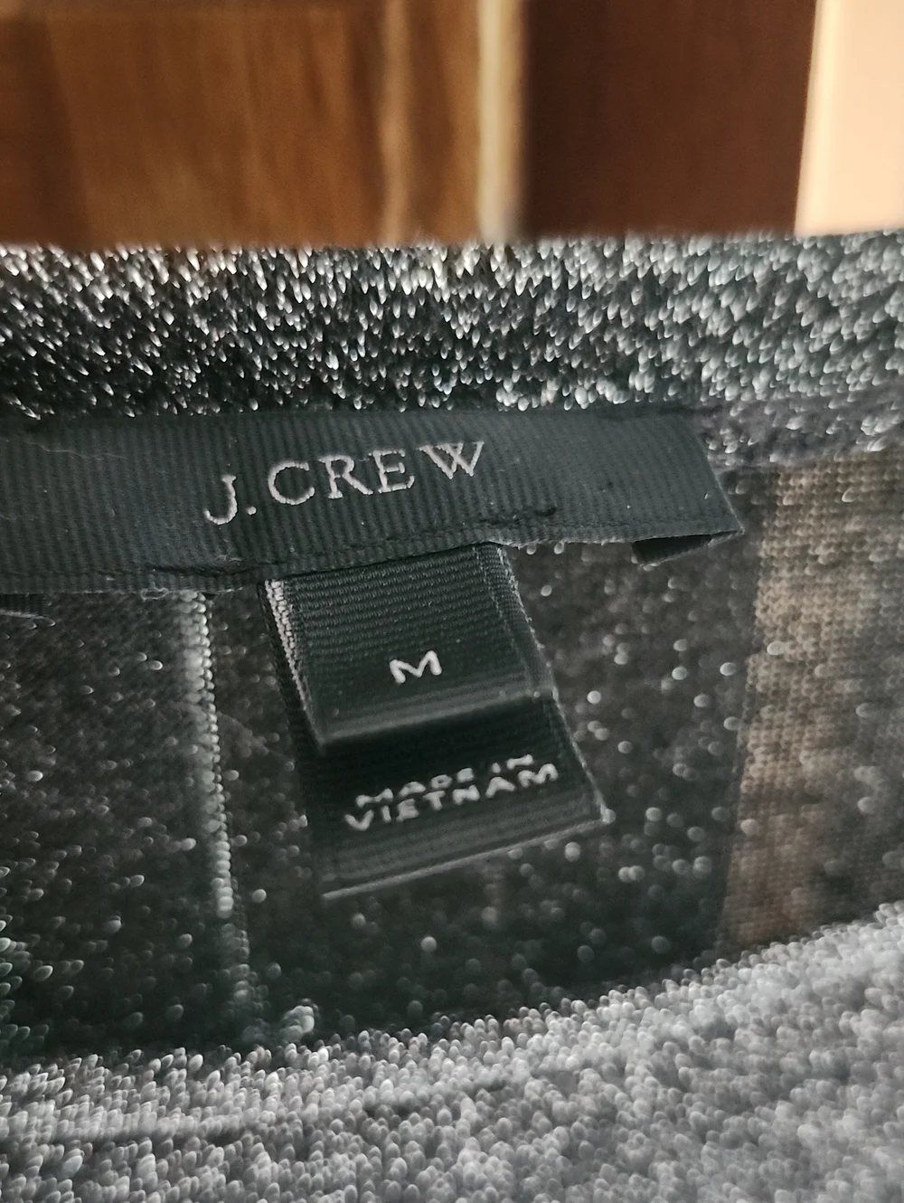 J. Crew Metallic Silver Long Bell Sleeve  Ruffle Cuff Top - Medium